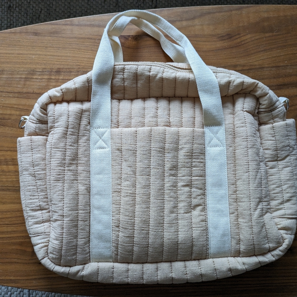 (Bundle 2 For $20) Quilted Soft Tote Diaper Bag Canadian Designer